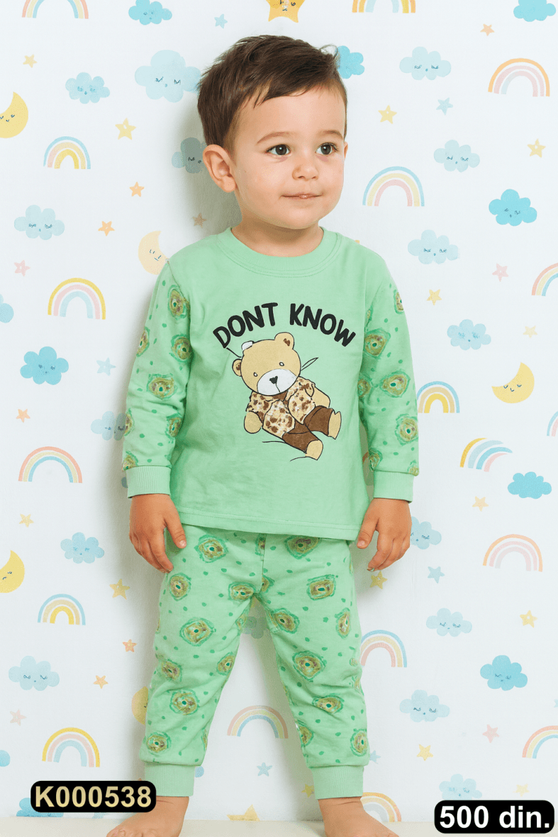 Pamučna pidžama iz 2 dela (80-98)