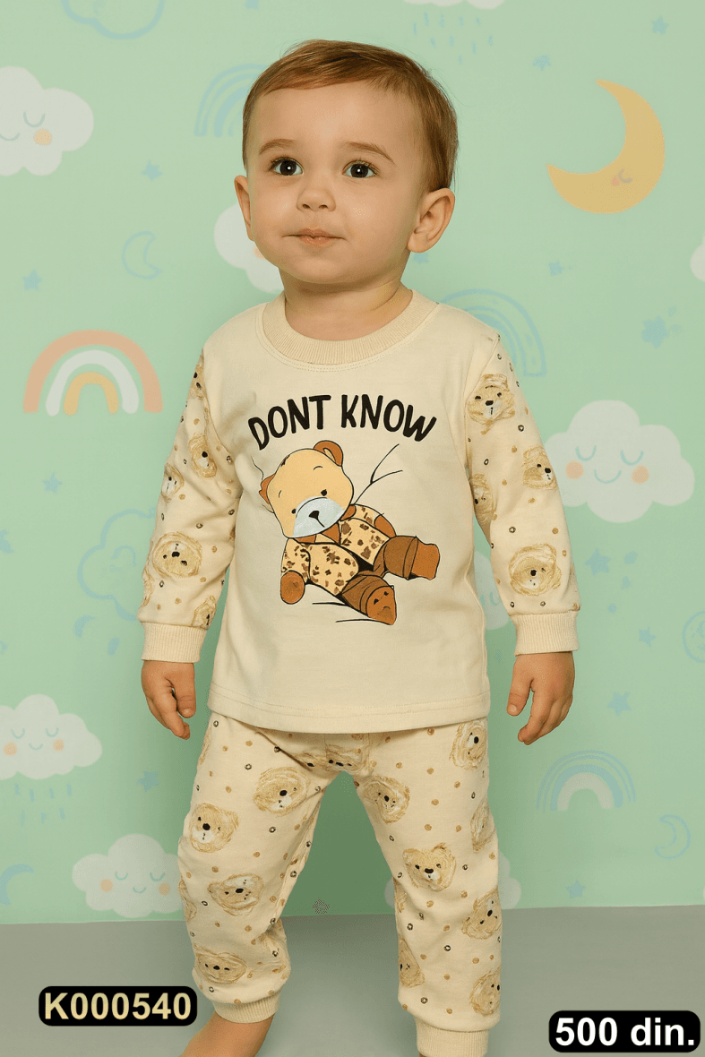 Pamučna pidžama iz 2 dela (80-98)