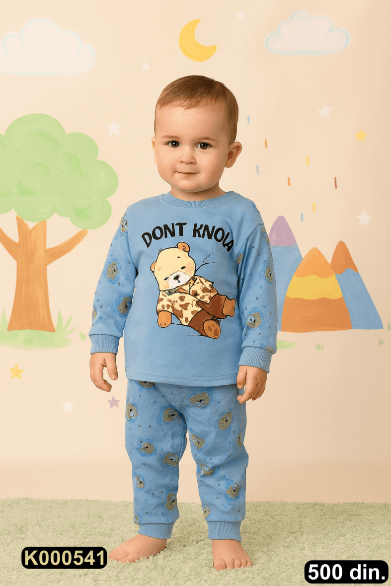 Pamučna pidžama iz 2 dela (80-98)