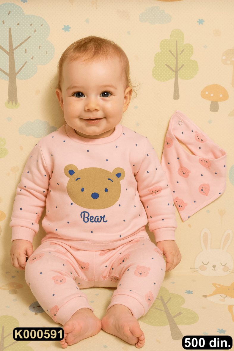 Bebi kompletić sa portiklicom