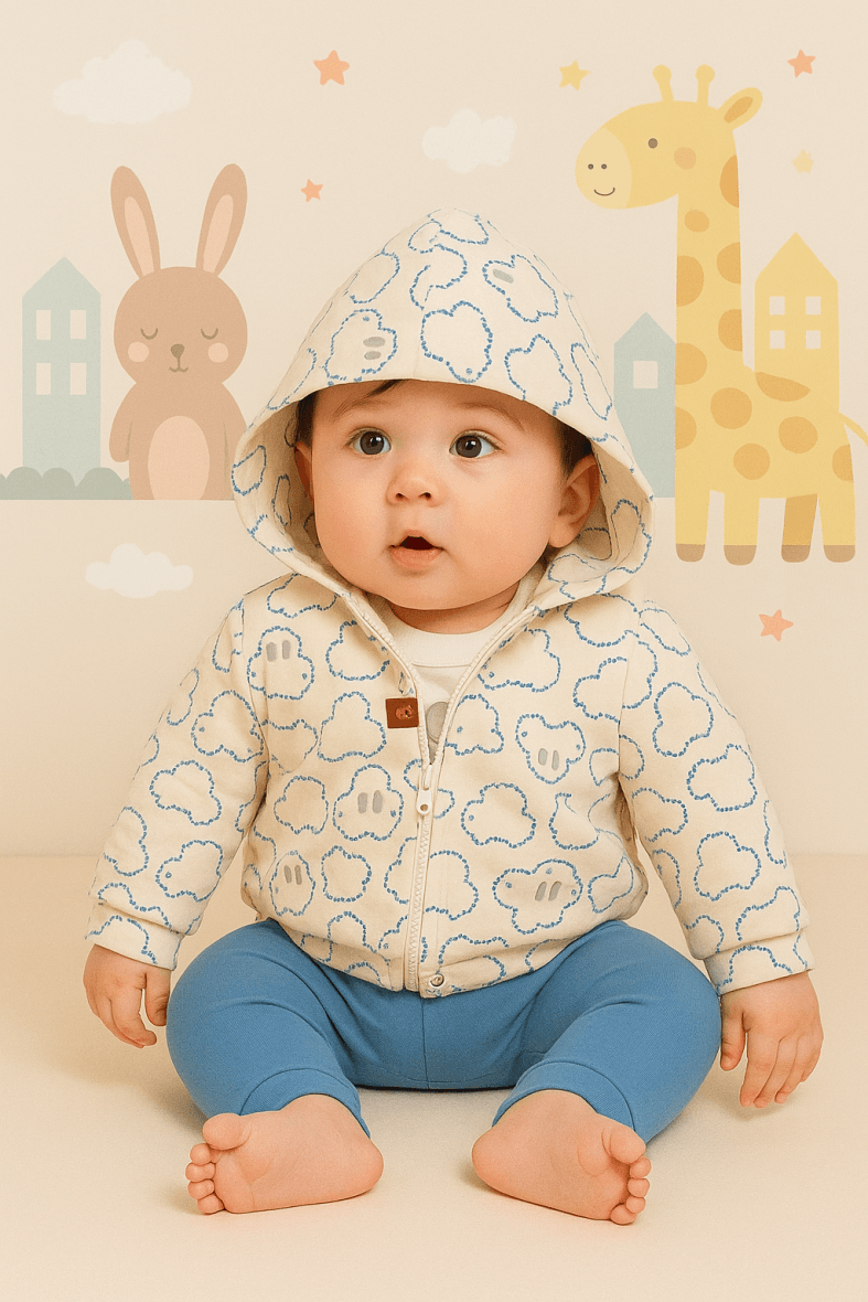 Pamučni komplet iz 3 dela (68-80)