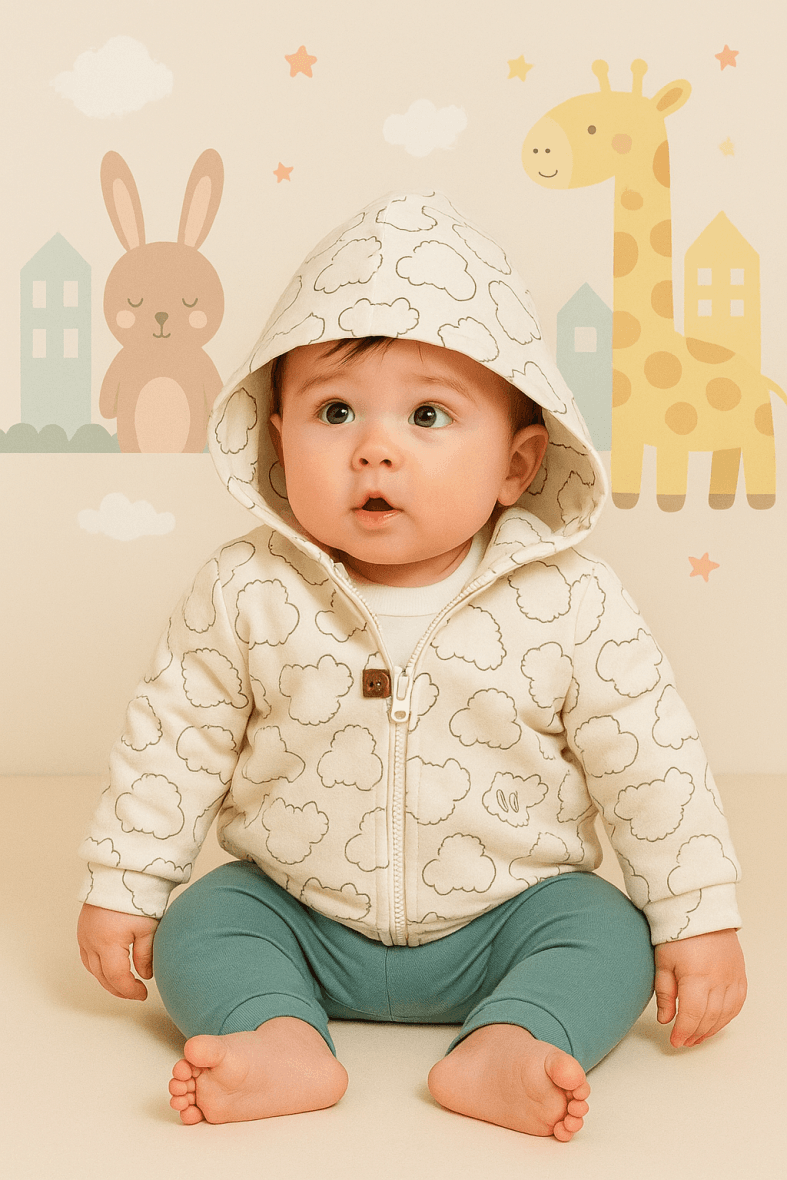 Pamučni komplet iz 3 dela (68-80)