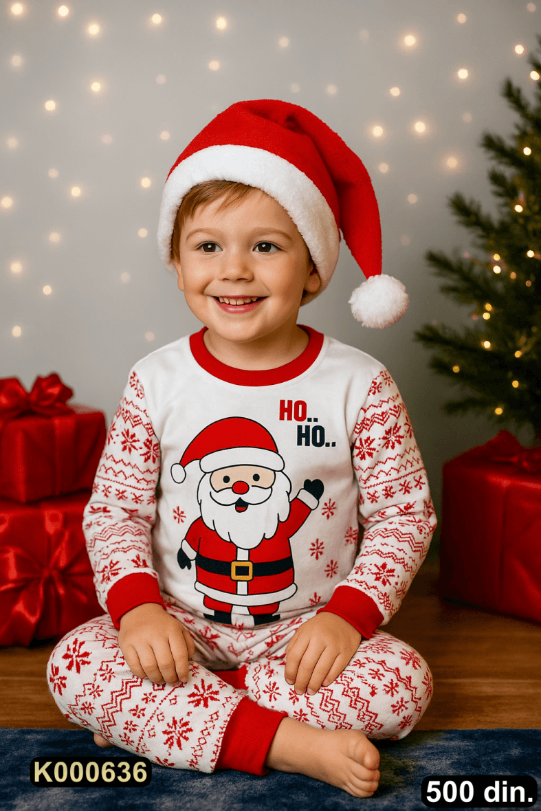 Pamučna pidžama iz 2 dela (104-116)