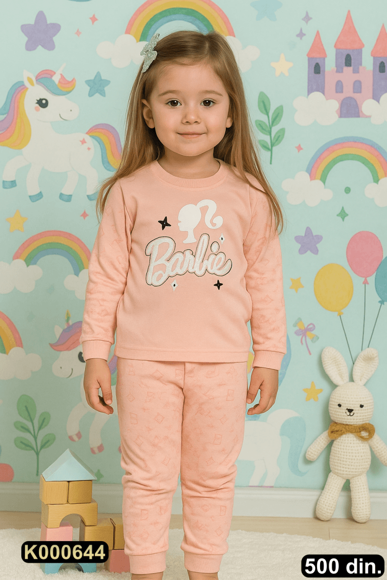 Pamučna pidžama iz 2 dela (104-116)