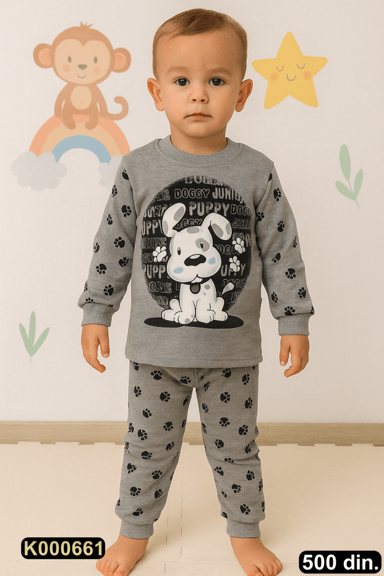 Pamučna pidžama iz 2 dela (80-98)