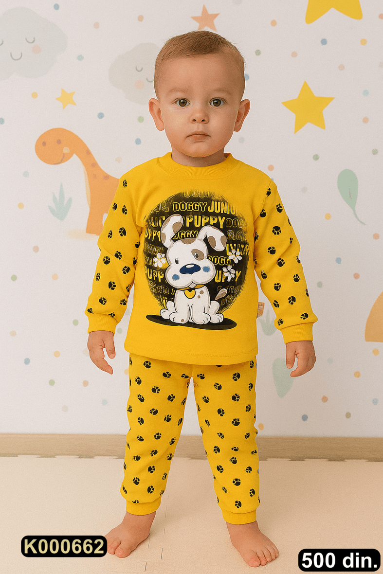 Pamučna pidžama iz 2 dela (80-98)