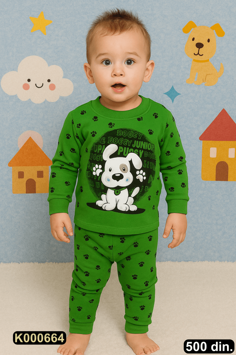 Pamučna pidžama iz 2 dela (80-98)