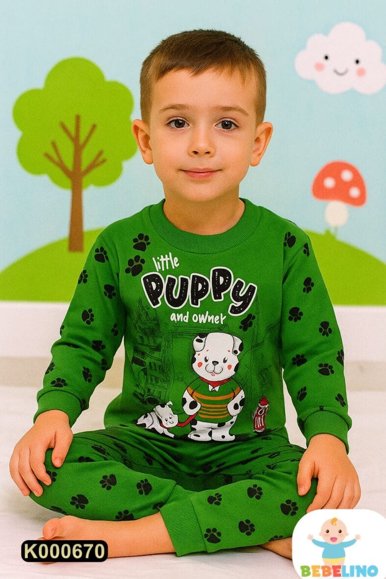 Pamučna pidžama iz 2 dela