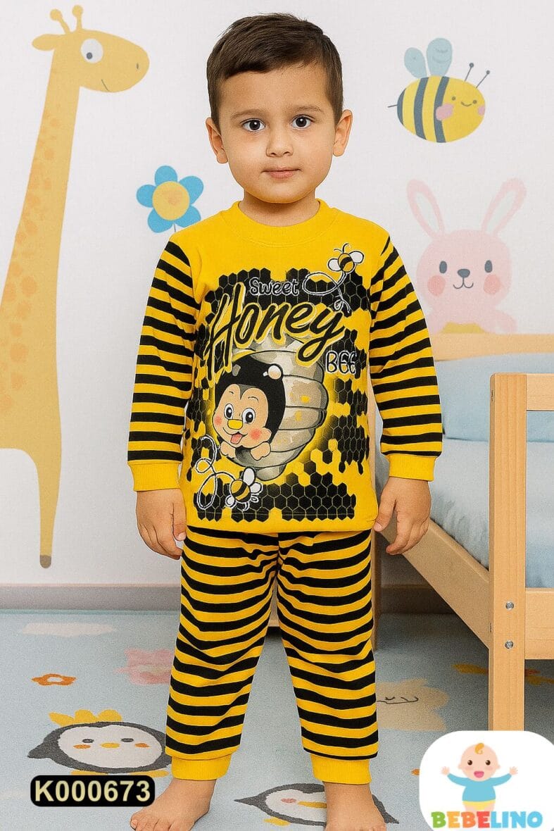 Pamučna pidžama iz 2 dela