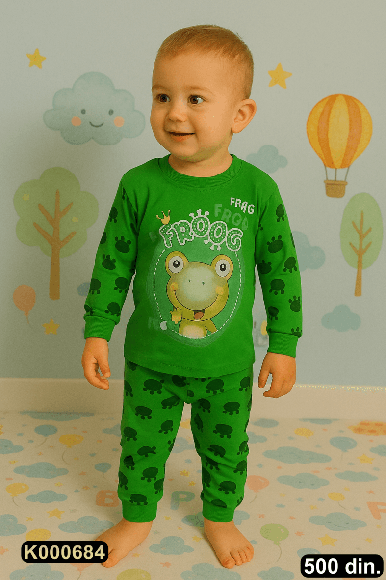 Pamučna pidžama iz 2 dela (80-98)