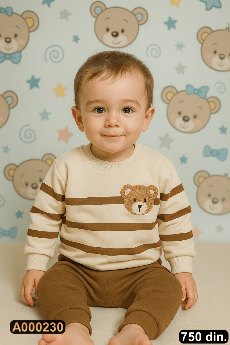 Pamučni komplet iz 2 dela – postavljen (80-98)