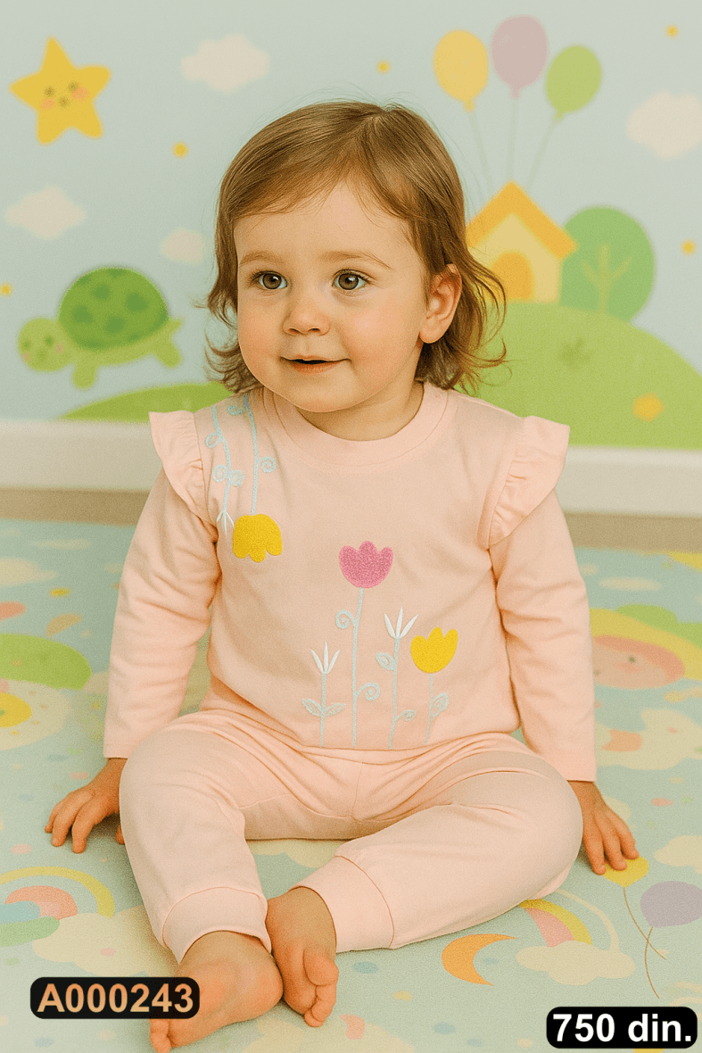 Pamučni komplet iz 2 dela (80-98)