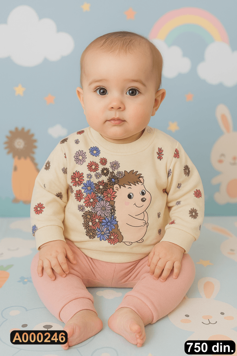 Pamučni komplet iz 2 dela (68-80)