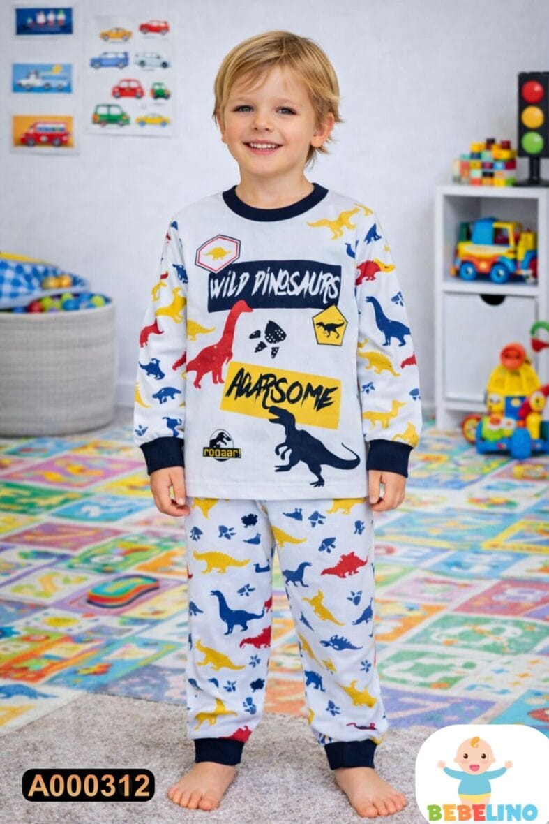 Pamučna pidžama iz 2 dela