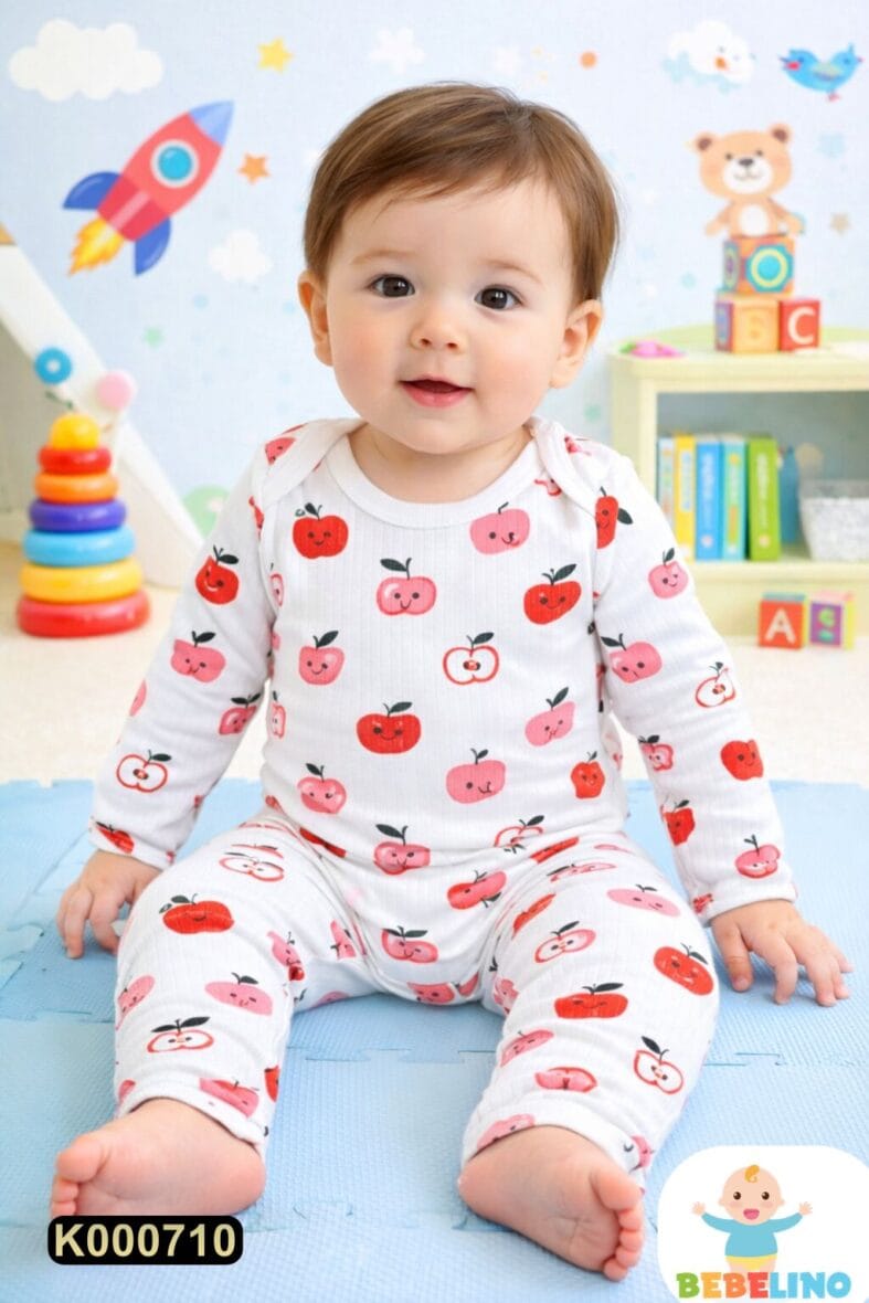 Pamučni komplet iz 2 dela – bodić i pantalonice | Bebelino Kids Pamučni komplet iz 2 dela – bodić i pantalonice