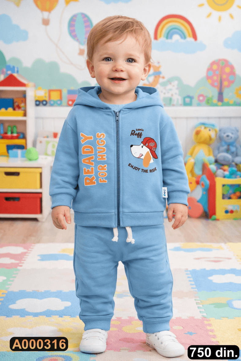 Pamučni komplet iz 2 dela (68-86)