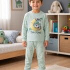 Pamučna pidžama za dečake sa koalom Cute Koala – mint zelena