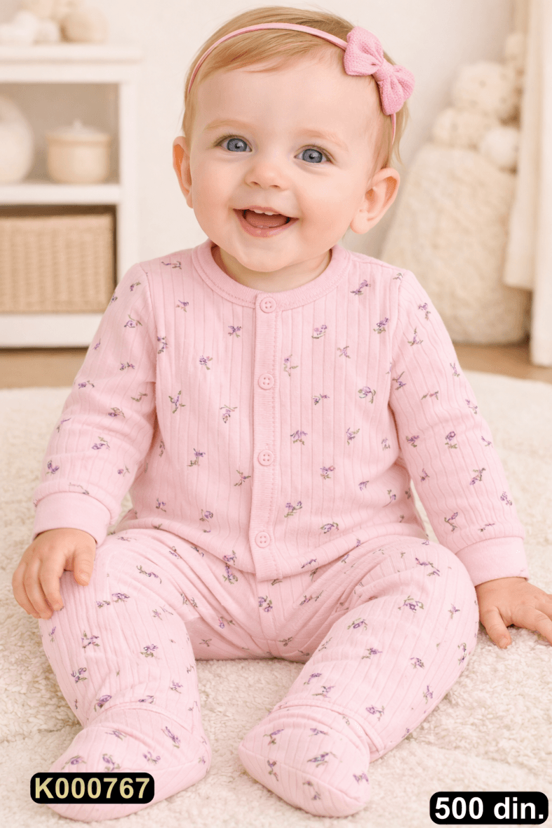 Pamučna pidžama iz 2 dela (62-74)