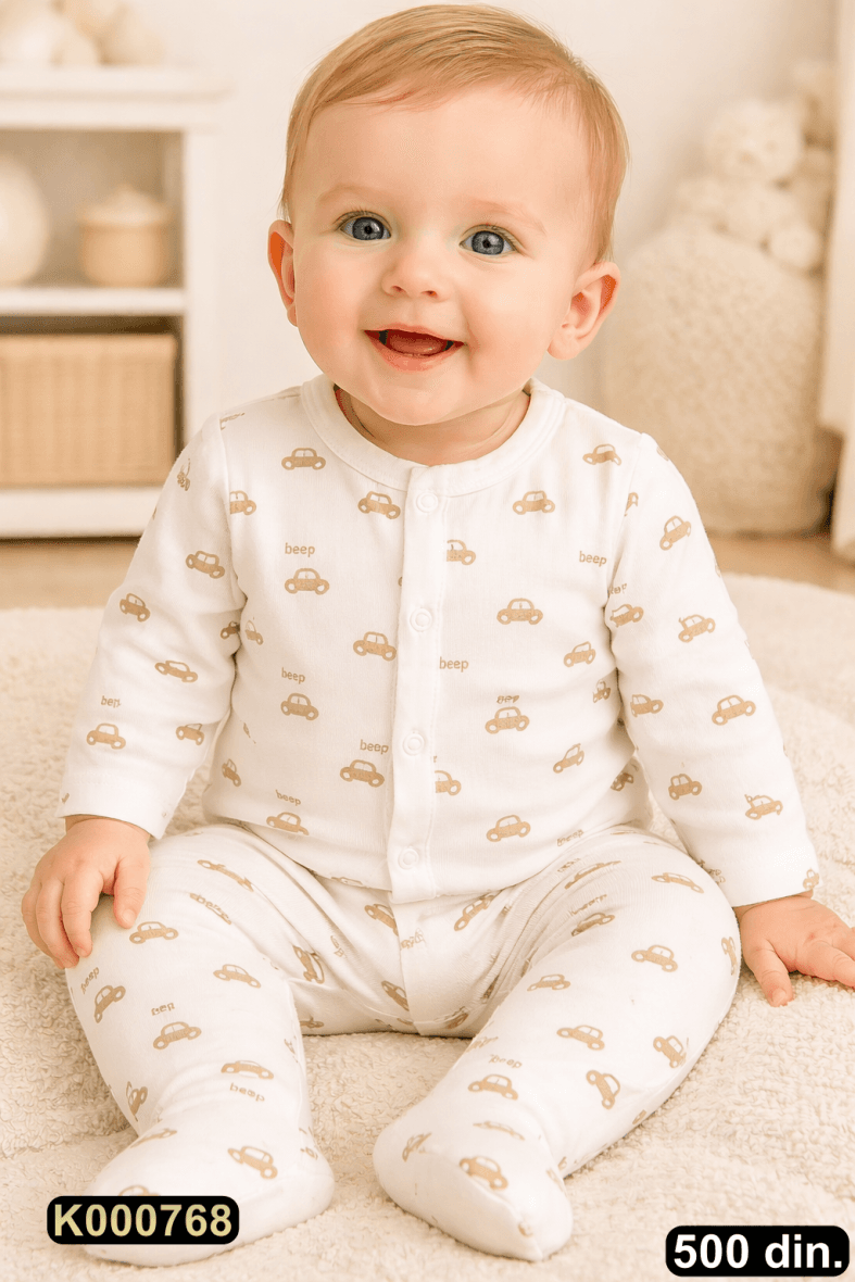 Pamučna pidžama iz 2 dela (62-74)