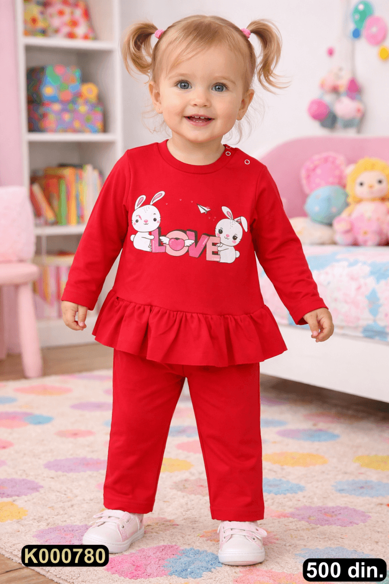 Dvodelni bebi kompletić (68-86)