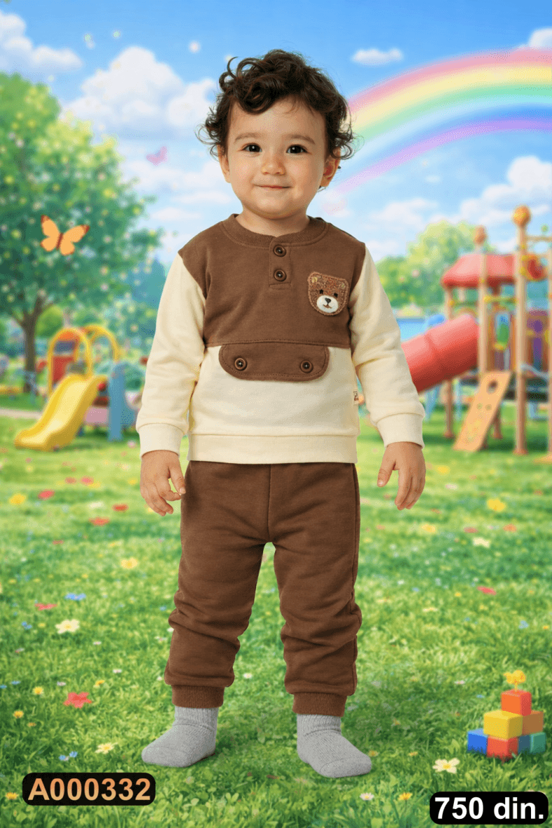 Pamučni komplet iz 2 dela (74-86)