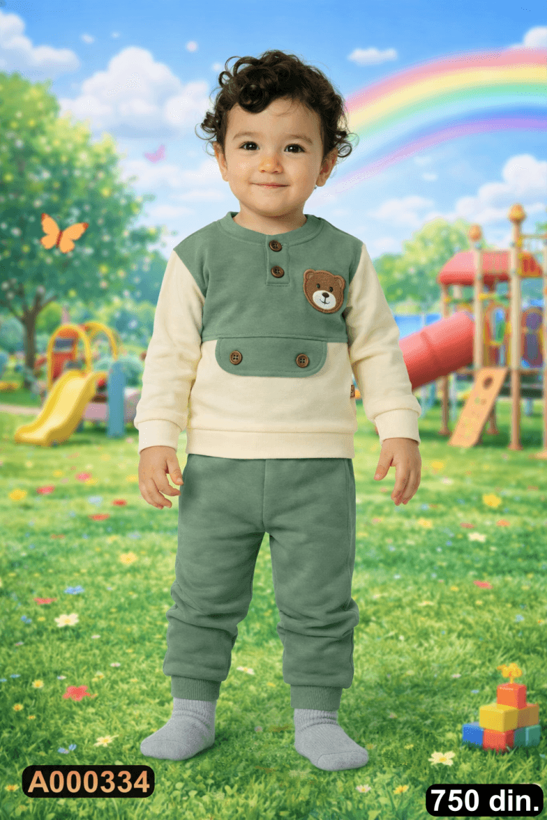 Pamučni komplet iz 2 dela (74-86)