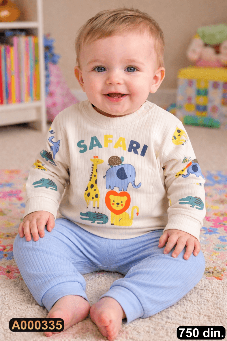 Pamučni komplet iz 2 dela (74-86)