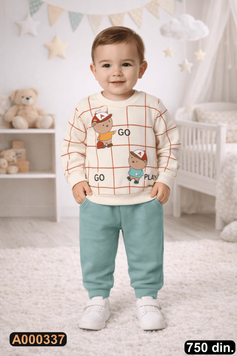 Pamučni komplet iz 2 dela (74-86)