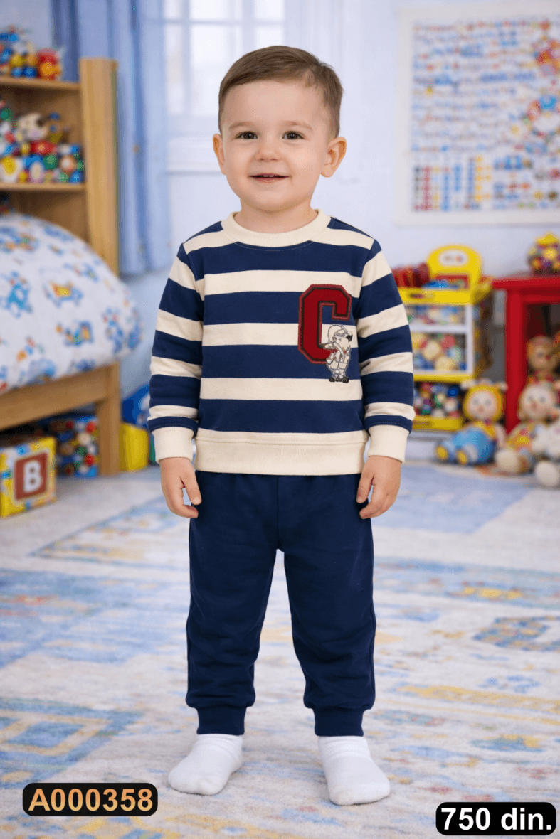 Pamučni komplet iz 2 dela (80-98)