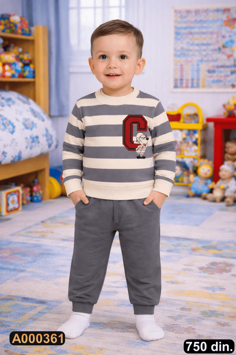 Pamučni komplet iz 2 dela (80-98)