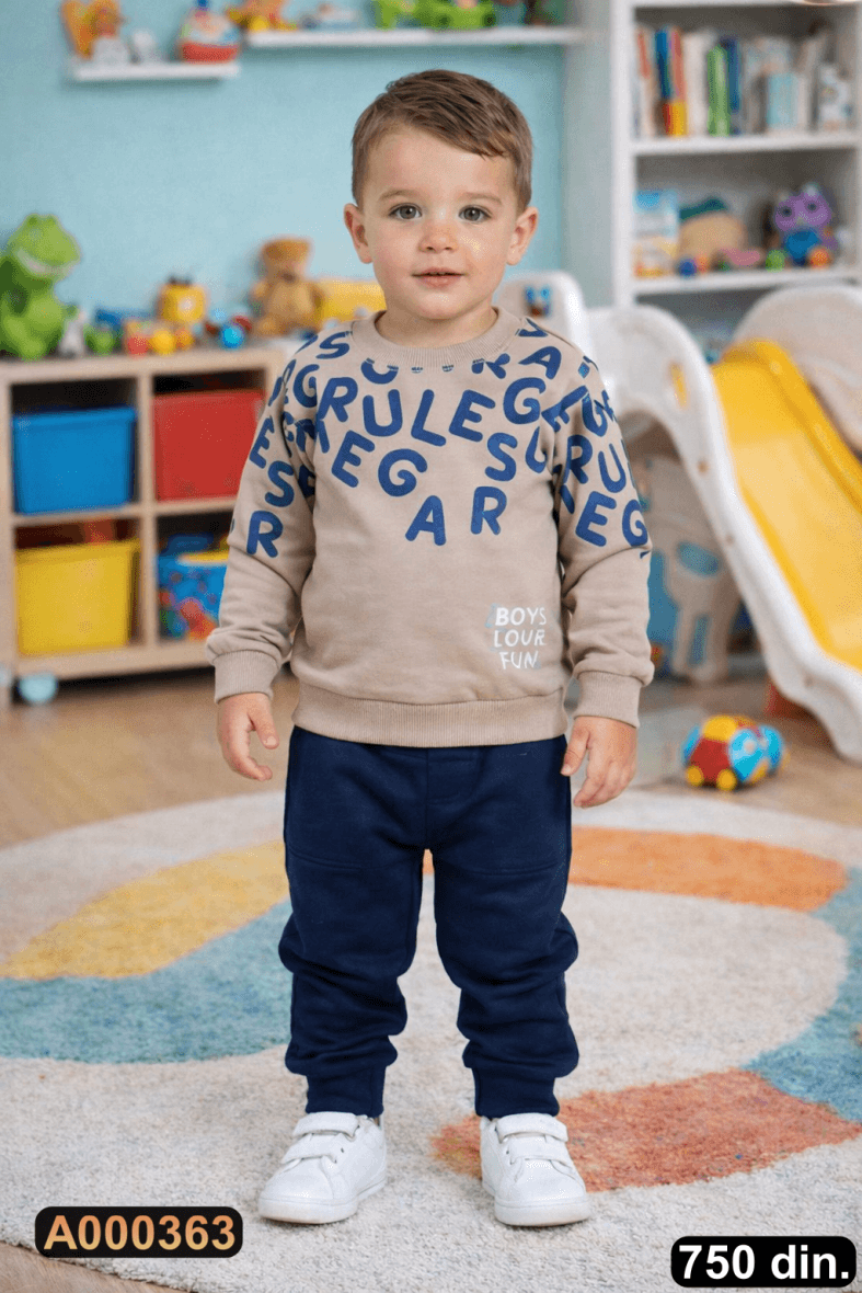 Pamučni komplet iz 2 dela (80-98)