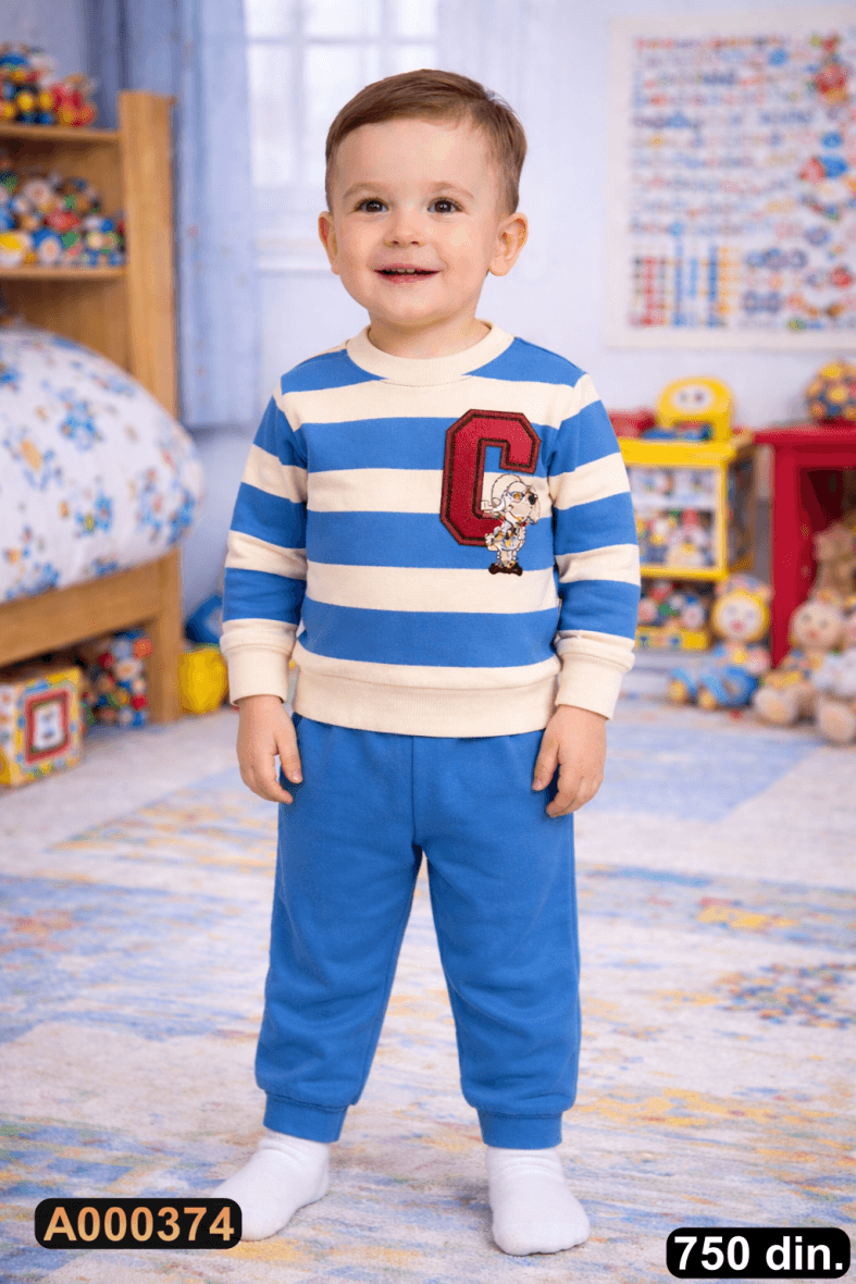 Pamučni komplet iz 2 dela (80-98)