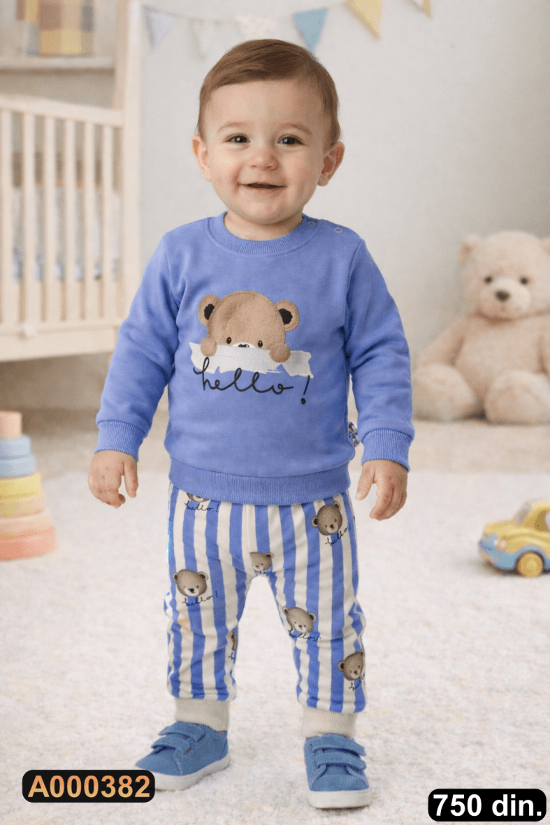 Pamučni komplet iz 2 dela (74-86)