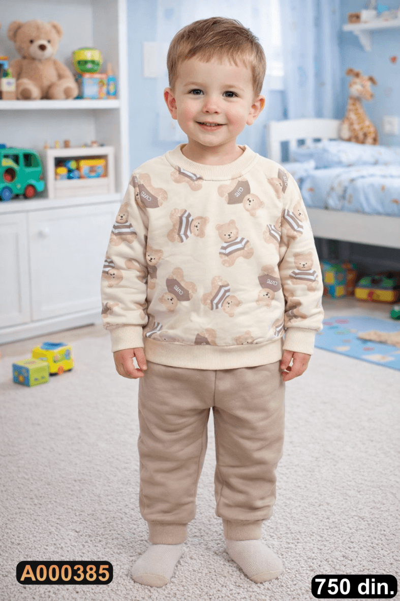 Pamučni komplet iz 2 dela (80-98)