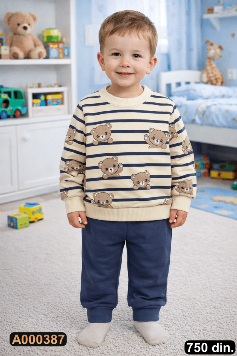 Pamučni komplet iz 2 dela (80-98)