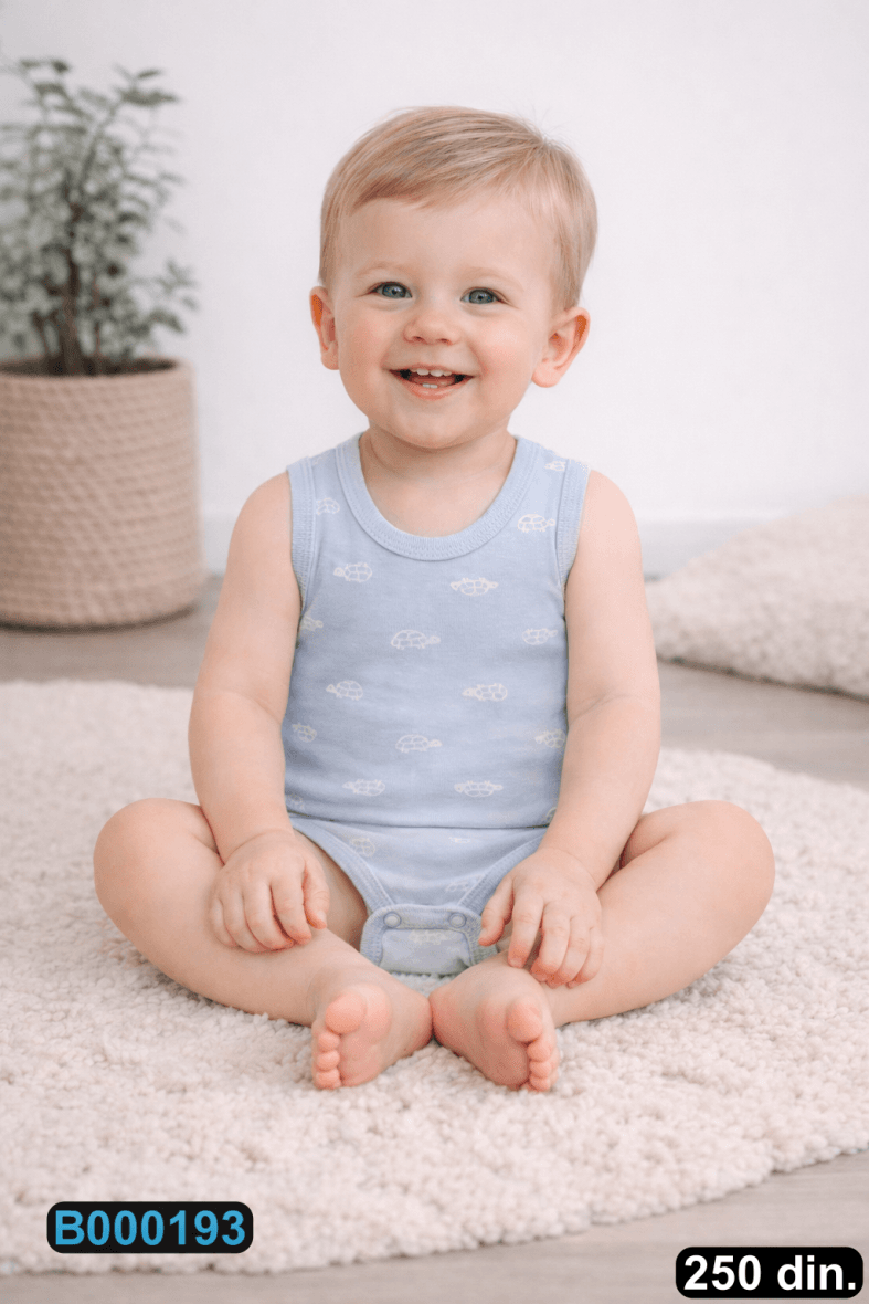 Pamučni bodić na bretele (56-98)