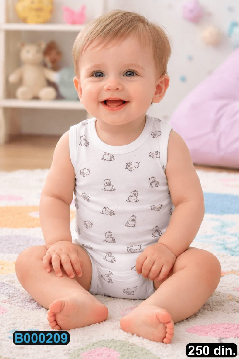 Pamučni bodić na bretele