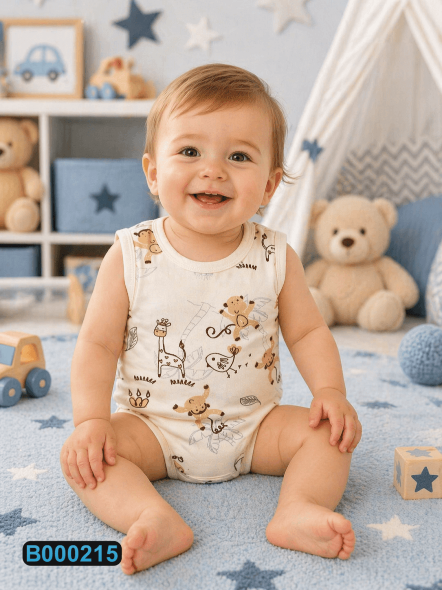 Pamučni bodić na bretele (56-98)