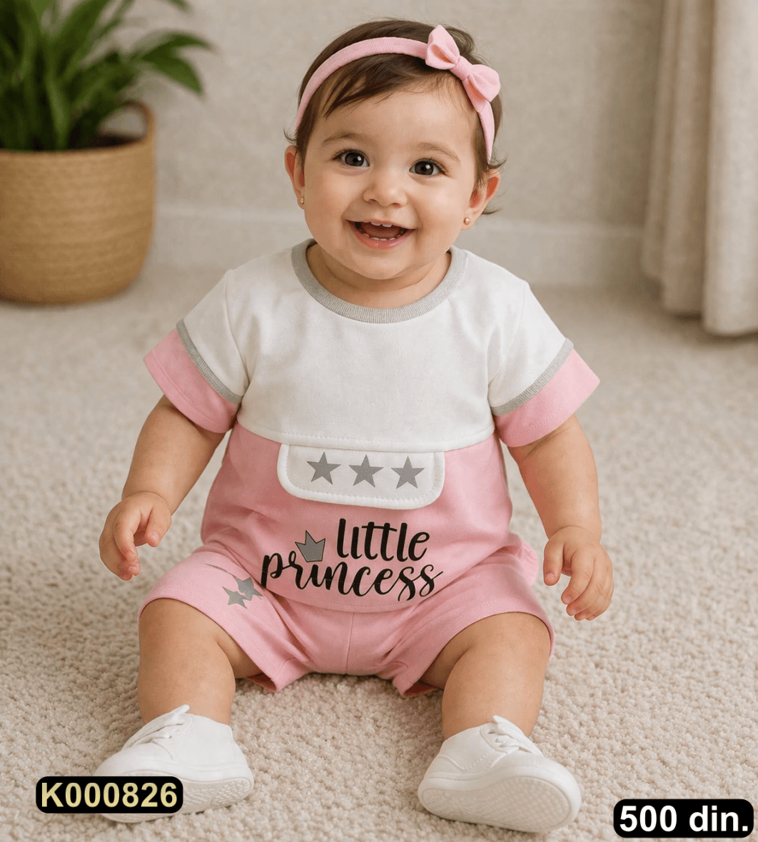 Pamučni komplet iz 2 dela (74-86)