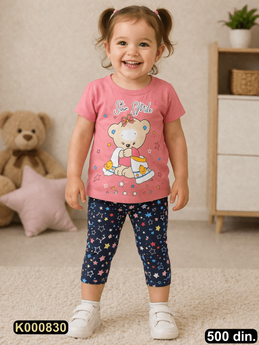 Pamučni komplet iz 2 dela (80-98)