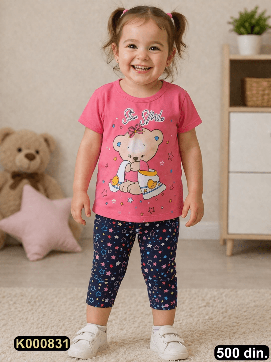 Pamučni komplet iz 2 dela (80-98)