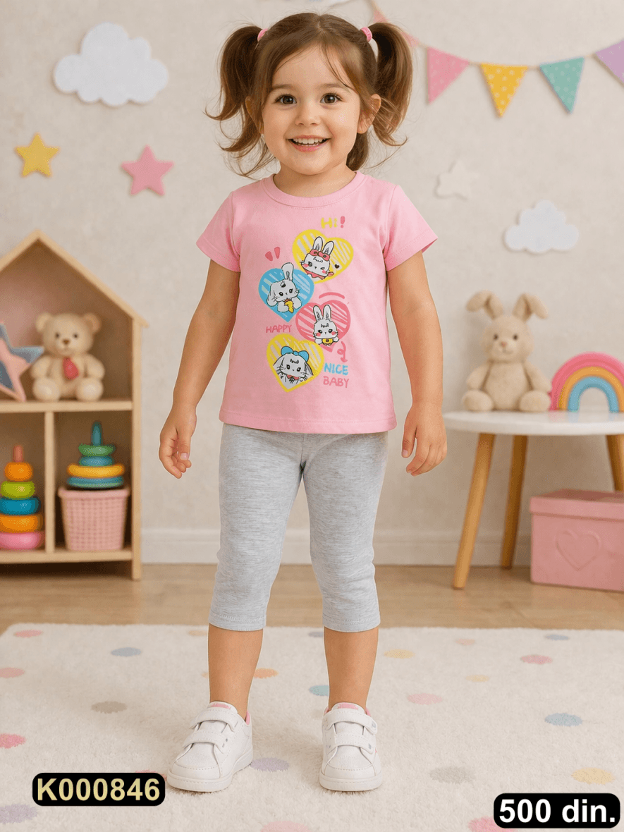 Pamučni komplet iz 2 dela (80-98)