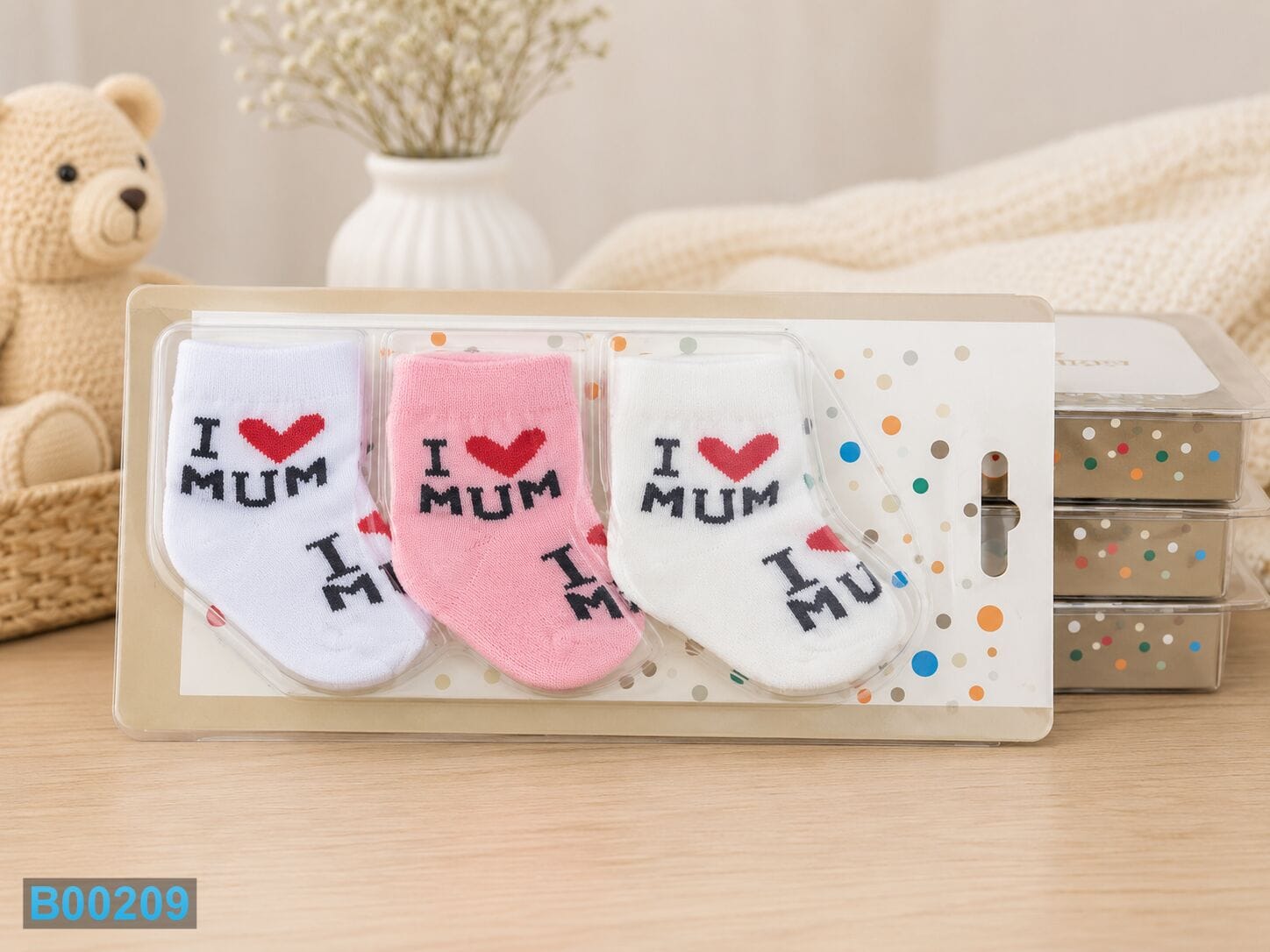 Paket od 12 pari čarapica za bebe 0 | Bebelino Kids Paket od 12 pari čarapica za bebe 0