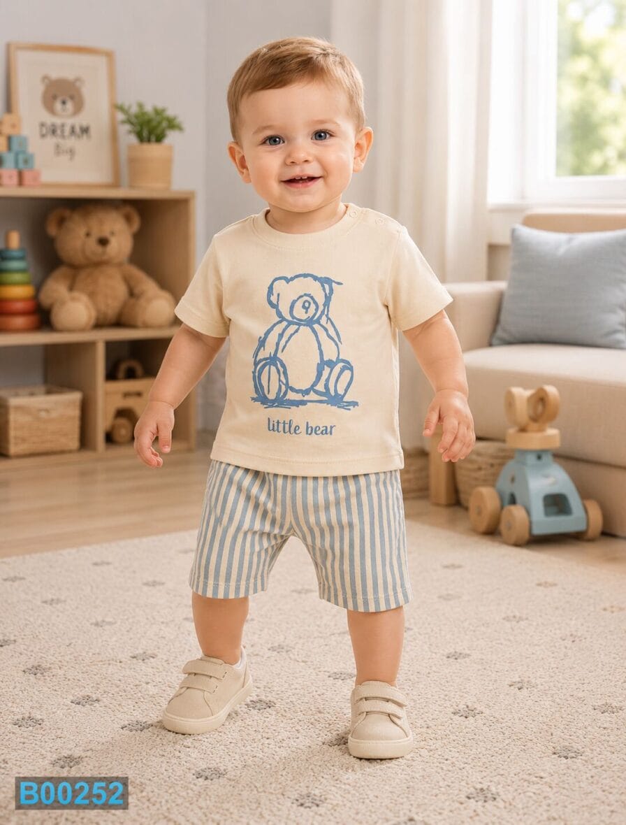 Bebi komplet Little Bear Plavi | Bebelino Kids Bebi komplet Little Bear Plavi