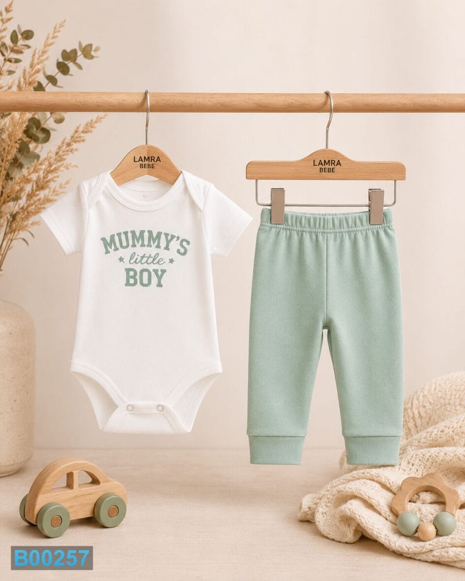 Bebi komplet Mummy’s Little Boy Mint | Bebelino Kids Bebi komplet Mummy’s Little Boy Mint