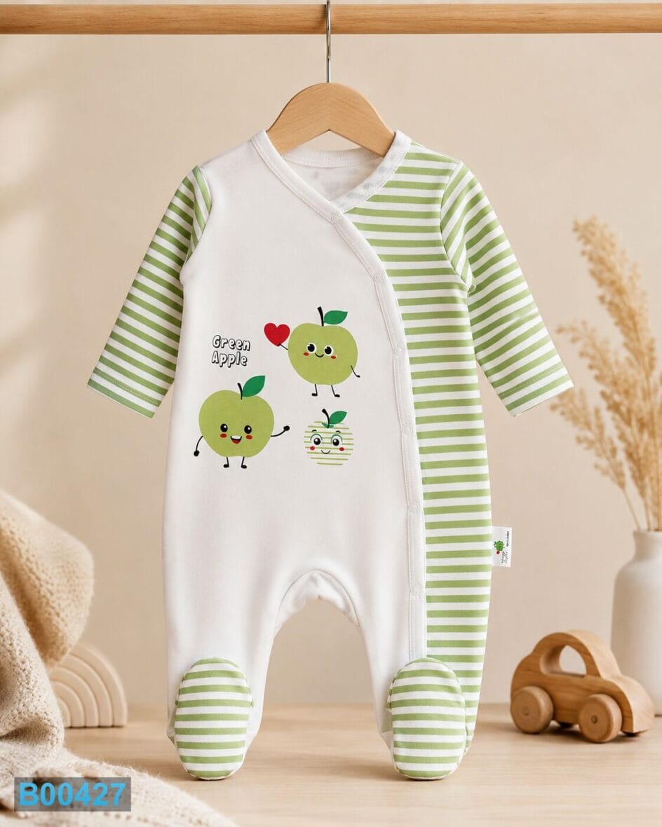 Pamučna zekica za bebe Green Apple | Bebelino Kids Pamučna zekica za bebe Green Apple