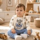 Pamučni trodelni komplet za dečake Be Real | Bebelino Kids Pamučni trodelni komplet za dečake Be Real